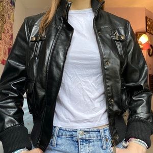 Leather jacket
